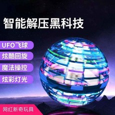 智能魔法球 魔術球感應 懸浮回旋球 燈光七彩飛行器(送水滴遙控器), 正常