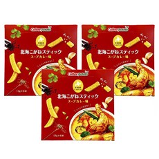 Calbee 卡樂比 北海道小金棒湯咖哩味 6入, 3個, 102g