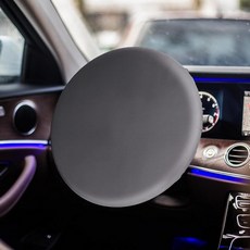 [ 1089602 ] Wogomz 스티어링 휠 커버 햇빛 가리개 열 방지 자동차 쉴드 쿨링 및 차단 범용 45.7cm(18인치) 차량 자외선 차단 (그레이), 회색