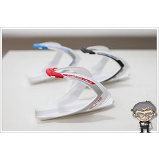 ELITE Custom Race 塑鋼水壺架, 1個, 白+黑線條