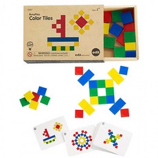 EDX 수학교구 비지플레이 컬러타일 (13287) 숫자교육 숫자놀이 수세기학습, 1개