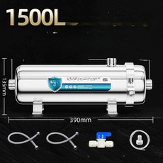 산업용 스텐 여과기 하우징 지하수 필터 대용량, 1500 단일 1단계 강화 간단포장, 기본 색상