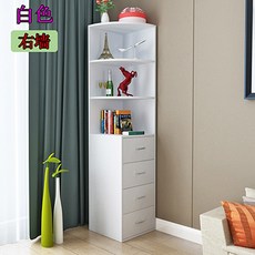 선반 미니 모서리 코너장식장 90 틈새장 60x60x200 캐비닛 장식장 집회 삼각, 2 40 40 170화이트3단4개입우