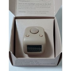 *小邑的家* 新一代 一心計數器 手指計數器 USB充電電子計數器 i30, 寂靜灰 夜光, 1個