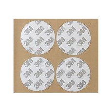 3M 9071 원형 투명 필름 양면 테이프 50mm 4개입, 1개