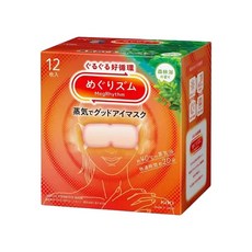 신형 메구리즘 수면안대 숲속향 12매 증기 아이마스크, 12개입, 신형 메구리즘 수면안대 숲속향 12매 증기 아...