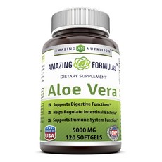 어메이징뉴트리션 포뮬러 알로에 베라 5000mg 소프트젤, 120정, 1개