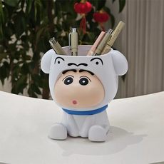 옐상 짱구 흰둥이 브러쉬 펜꽂이, 1개, 짱구흰둥이 1개, 짱구흰둥이