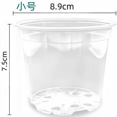 透明育苗杯 帶蓋保溫保濕 悶養盒 小號 (12.5克), 1個, 小號(口徑9cm)-無蓋,塑料&10套