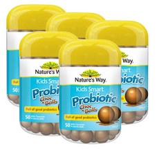 네이처스웨이 키즈 프로바이오틱스 유산균 초코볼 Nature's Way Kids Probiotic, 5개, 50정