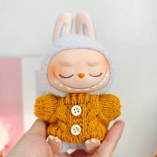 봉제인형 니트 코트 가방 세트 겨울 포인트 의상 코디 17cm, no doll only clothes, sweater ginger
