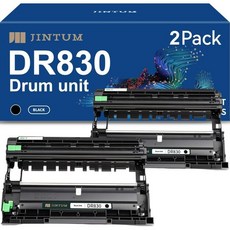 브라더 HL-L2460DW DCP-L2640DW HL2405W MFC-L2820DW 프린터용 브라더 DR830 DR-830 TN830 드럼 유닛 호환 2팩, 브라더 HL-L2460DW DCP-L2640DW HL2
