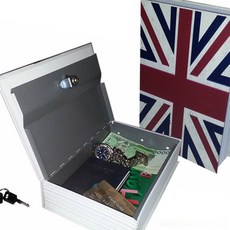 북세이프 영국 국기 책 비밀금고 가정용 사무용 선물 보관함 집들이 개업선물 개인 작은금고