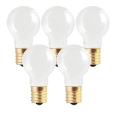 포커스 백열전구 미니크립톤 40W E17 불투명 사육장 육축용 인테리어 매장 꼬마램프 FOCUS, 5개, 전구색