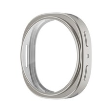 갤럭시워치8 호환 풀커버 케이스 TPU 투명 보호필름 40mm 44mm, 실버