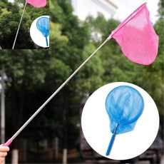 십땨 잠자리채 슬라이드 뜰채 물고기뜰채 포충망 매미채집, 다용도 안테나잠자리채 중형(색상랜덤)