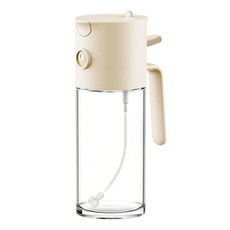 三合一油壺 580ml 精準控油 單手操作, 純白, 1個