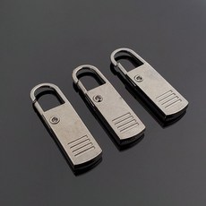 3 / 5 구성 누르는 셀프 지퍼고리 수선클립 지퍼손잡이 자크고리 지퍼수리 옷 가방 카라비너 손잡이 셀프지퍼수리 교체, 3개, 차콜