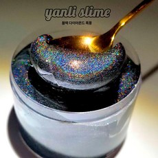 한행 타오바오슬라임 중국슬라임 대용량 말랑이 거품, 블랙다이아몬드 300ml, 1개