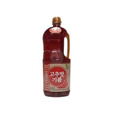 고추맛기름(씨기름) 1.8L 불맛 향미유 다용도 요리유, 1개