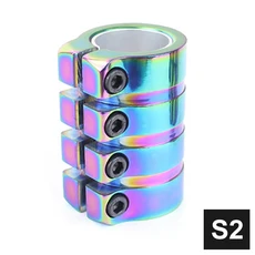 [호환] Mosodso SCS 4 볼트 프로 스턴트 스쿠터 클램프 알루미늄 블랙 HIC 킥 부품 용 교체 핸들 바 액세서, 13 S2 Colorful