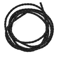 인조가죽 메쉬끈 3mm 4mm 11종 모음, 04. 3MM 블랙 1M