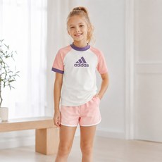 [매장 정품]아디다스 유아 어린이 반팔 수영복 래쉬가드 FI8289