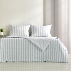 모던하우스 퓨어코튼 라이트 고밀도면 퀸 차렵이불 블루스트라이프-CV0225074