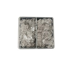 佰昇國際 Baisheng 透明13mm手縫暗釦 子母釦 按扣 100顆/盒 大包裝, 透明, 1個, 13mm(1.3cm)