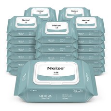 네이즈 노블 물티슈 휴대용 평량72g 캡20매 x30팩, 1매