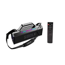 (商家推薦)SODLK聲萊客S520 150W無麥克風模組 功率大重低音音箱可外接大孔徑麥克風功能多, 黑色附遙控器