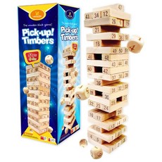 씽크보드 원목 젠가 게임블록 보드게임 픽업팀버 박스형 KC인증