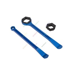 타이어 교체 브래킷 휠 정비 자동차 바퀴 카센터, 기본 모델명/품번, BMW, 파랑 타이어 레버 세트 경도 높음 경량