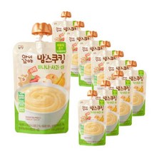 남양 맘스쿠킹 이유식 바나나 사과 배 (6개월부터) 100g 10개, 6세트