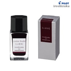 파이롯트 이로시주쿠 15ml 병잉크 (신형잉크 개별케이스), 1개, 산머루 (yama-budo)