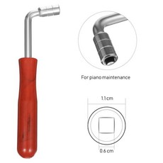 피아노 튜닝 도구 렌치 댐퍼 스트립 핸들 스틱 보컬 밴드로 안정적인 캘리브레이션, 1개
