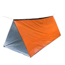 走趣露營 戶外急難帳篷 - 鋁箔防水防潮蓄溫避難帳篷 防雨棚 急救毯 野外避難棚 救難帳篷, 橘色, 1個