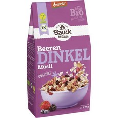 바우크밀 유기농 베리 스펠트 뮤즐리 Bauck mill Organic Berry Spelt Muesli 425g, 1개