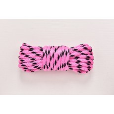 9mm 다이아몬드 패턴 pp브레이드 로프 리드줄 스트랩 아웃도어 마크라메 재료, 01.핑크