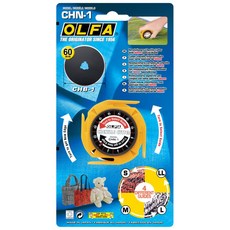 OLFA CHN-1 四段式拼布斜刷專用裁刀，拼布專用裁刀，四段角度調整，精準切割不毛邊, 1個