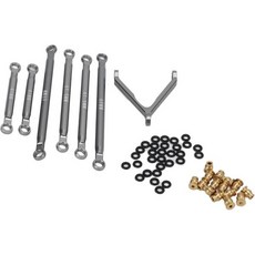 RC 카 섀시 링크 로드 알루미늄 합금 업그레이드 부품 124 크롤러 레드, 당신의 색상