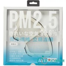 USii 奈米纖維立扇濾網 電扇濾網 PM2.5濾淨率99.9% 可水洗重複使用 適用14-16吋電扇 日本進口, 1個, 典雅白+贈品1片