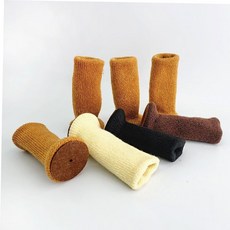 의자양말 의자 발 커버 식탁 다리 받침 캡 소음방지 (특가) 4p, 블랙