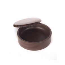 汶采筆莊 6吋圓形宋坑單打端硯, 詳見包裝