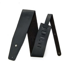 Dunlop BMF-01BK 皮革吉他背帶 吉他背帶 皮革背帶 舒適耐用, 1個