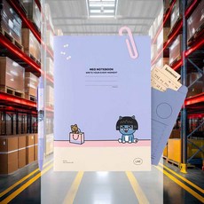 A5 노트 네오 1개입 연구수첩 공부노트 줄무늬 대학노트 공부연습장 유선수첩