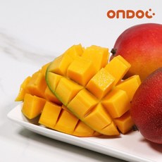 [온도씨] 고당도 브라질 애플망고 (총1.3kg내외/2-5과), 1세트
