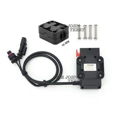 오토바이 스탠드 사이드 BMW R1300GS R 1300 GS 2023-2024 어드벤처 USB 휴대폰 GPS 네비게이션 브래킷 무선 충전 지지대, 13) Red - 16mm