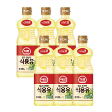 사조 콩기름, 6개, 500ml
