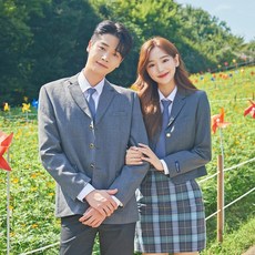 (대여) 남자 그레이 자켓 교복 학생복 교복자켓